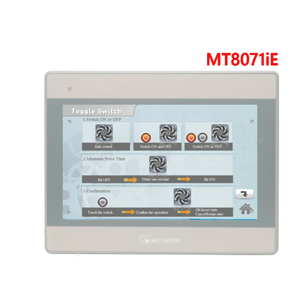 HMI Сенсорный экран WEINVIEW/WEINTEK MT6071iE MT8071iE 7 дюймов 1024*600 интерфейс человеческая машина замена MT6100I NEWCARVE