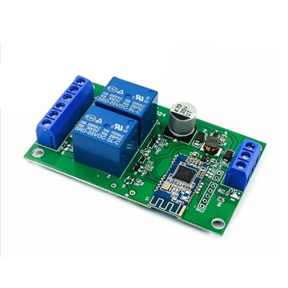 Bluetooth переключатель 2 канальный релейный модуль для телефона беспроводной пульт