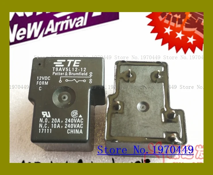 T9AV5L12-12 30A/250VAC T9AV5L12-12 12V