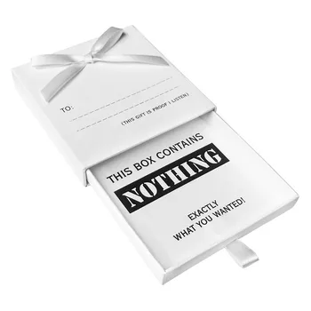 

The Gift of Nothing for the Person Who Has Everything Funny Cleverly Designed Box of Air