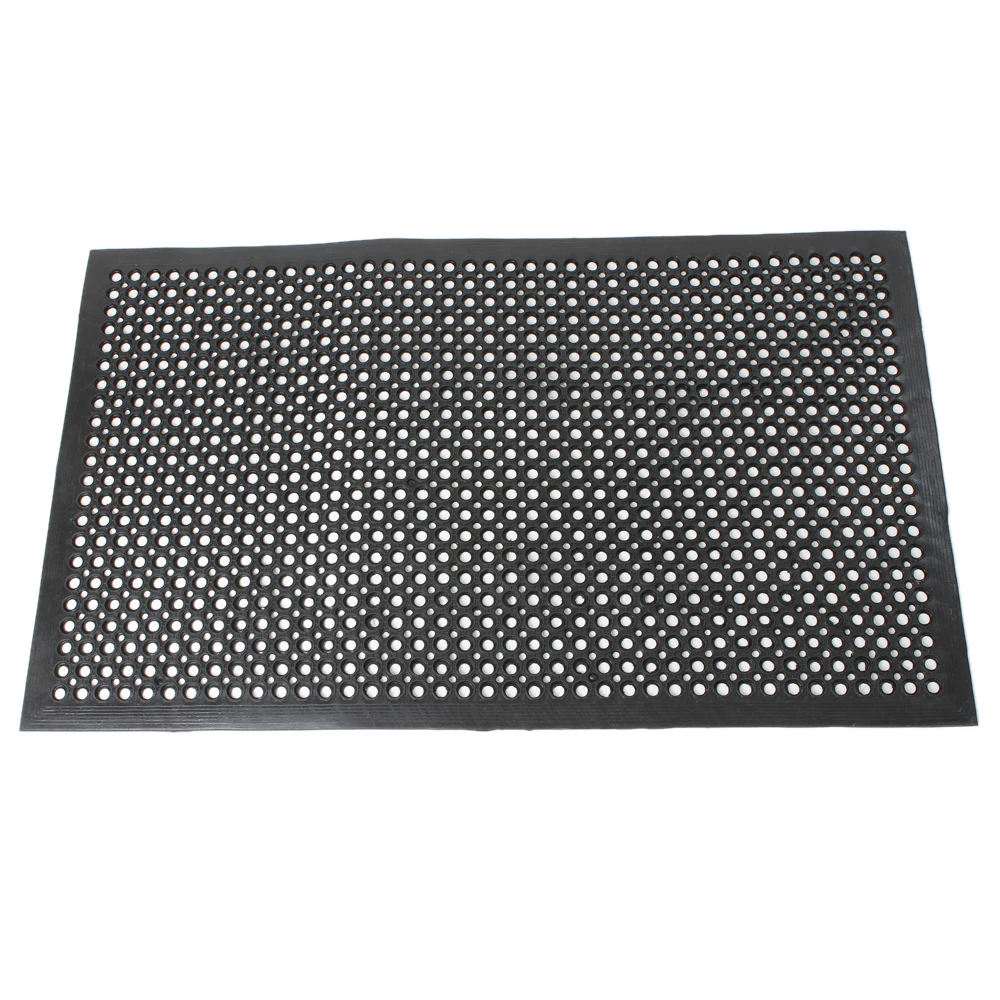 

Bar Kitchen Industrial Multi-functional Anti-fatigue Drainage Rubber Non-slip Mat 150*90cm kitchen table
