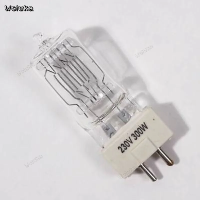 1 piece pro bulb 300W 500W 650W 1000W 230V tungsten bulb video light spotlight delicated GY9.5 CD50 W05 - Цвет: 230v 300w