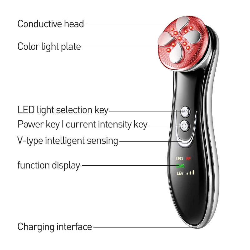 LED Photon Frequency Device Skin Moisturizing Machine Light Beauty Therapy Device Massage Beauty Care Machine LED Devices