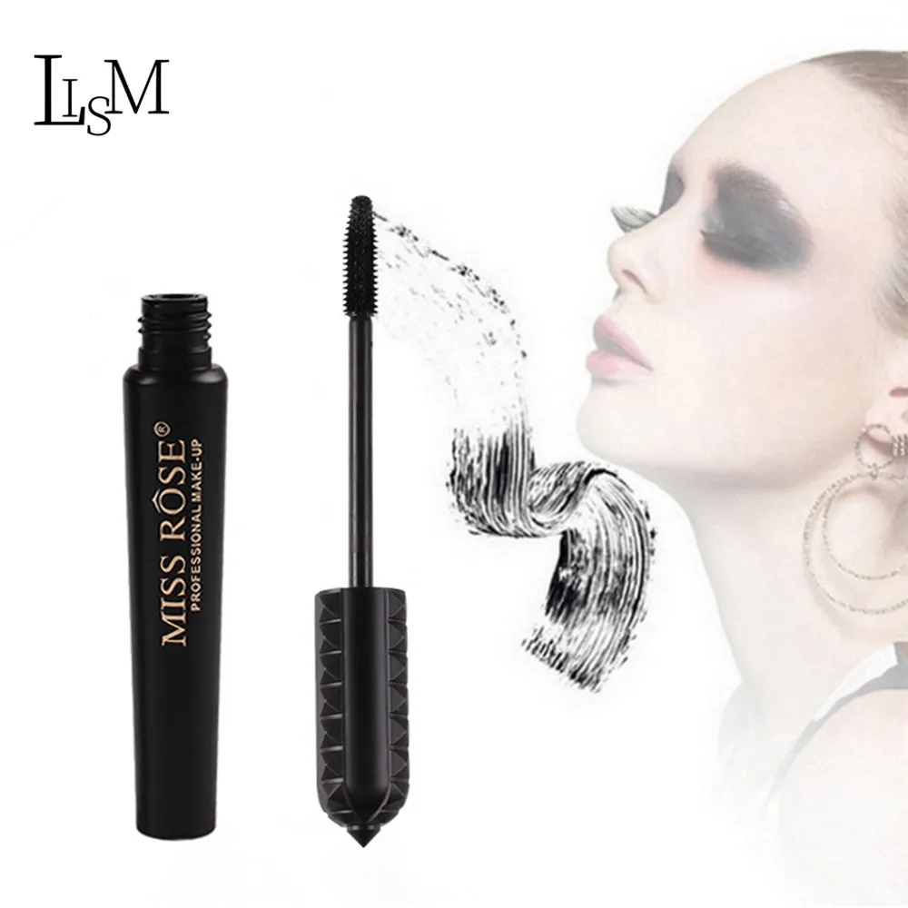 LISM Natural 4D Curl Толстая стройная тушь для ресниц Водонепроницаемая Стойкая подводка для глаз Тушь для ресниц Smudge-Proof Maskara Cosmetics