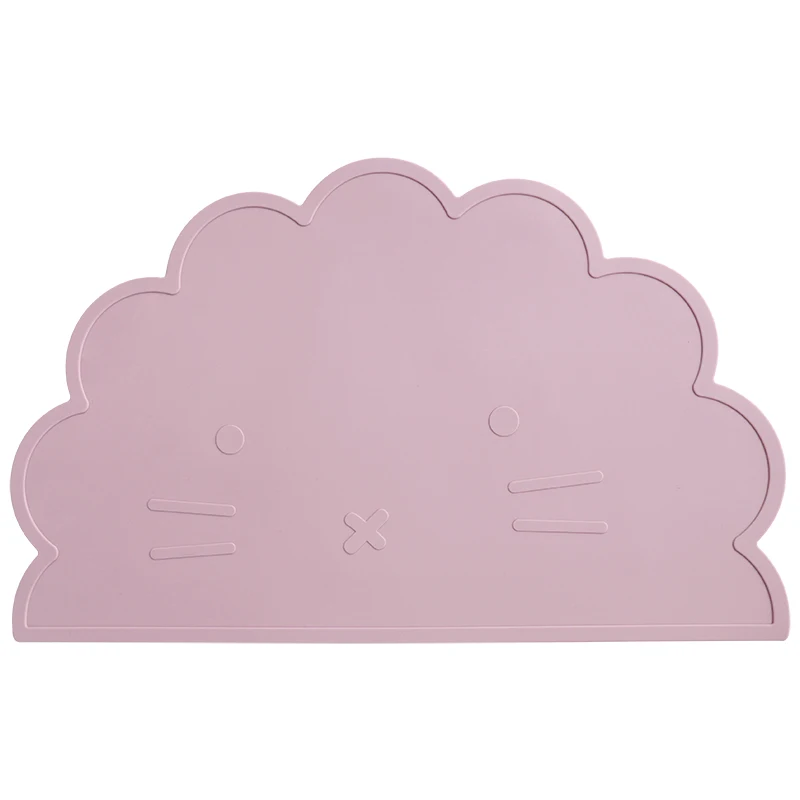 100%Food Safe Approve Silicone Dining Appliance Placemat Table Mat Children's Tableware Pad Kids Feeding Tableware Baby Stuff 3