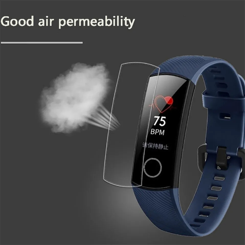 Для huawei Honor Band 5 Защитная мягкая пленка Band 4 ремешок стандартная версия HD Прозрачная защитная крышка для Band 5 Band 5 стекло