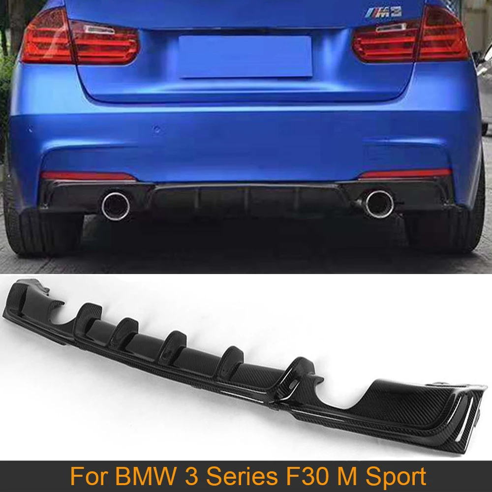 Диффузор для заднего бампера из углеродного волокна 3 серии BMW F30 M Sport 320i 325i 328i 335i 12