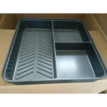 

Compact 3 Way Multi Section Frying Pan Carp Coarse Fishing Tackle Camping Nonstick Pan Square Cooker