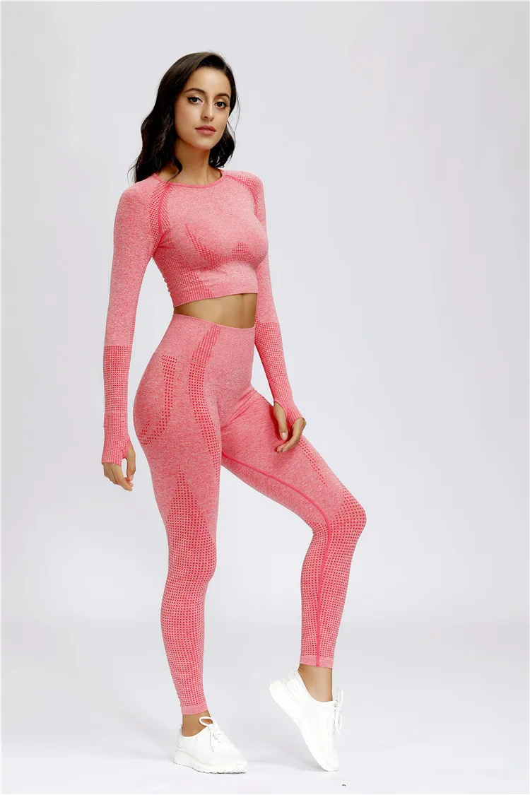 Sports Suits For Women Sportwear Workout Clothes Outfit Woman Suit For Fitness Gym Sport Set Women's Vital Seamless Tracksuit