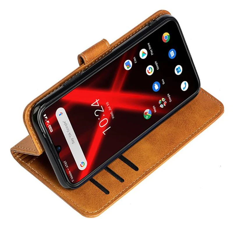 Для Doogee N20 чехол кожаный с чехлом типа кошелек для телефона N 20 Coque силиконовый