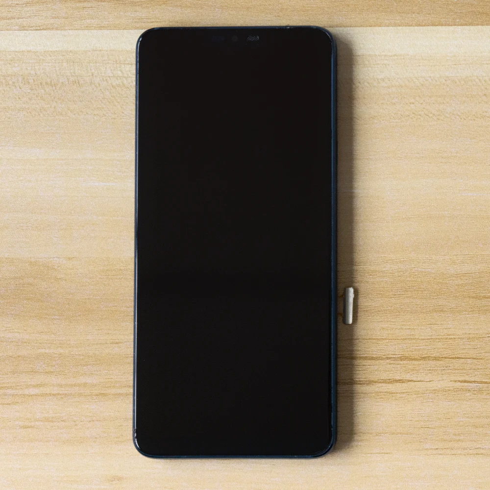 Tanie 6.1 LCD dla LG G7 LCD G710 G710EM G710PM G710VMP wyświetlacz LCD zespół ekranu dotykowego Digitizer rama dla LG G7 thinQ LCD