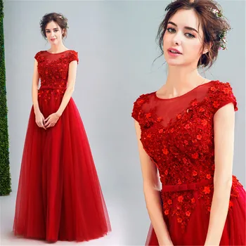 

Prom Long Dresses 2020 Red Bow Avondjurken Gala Jurken Beads Sexy Women Evening Party Gown Dress Sequins Gowns Elegant