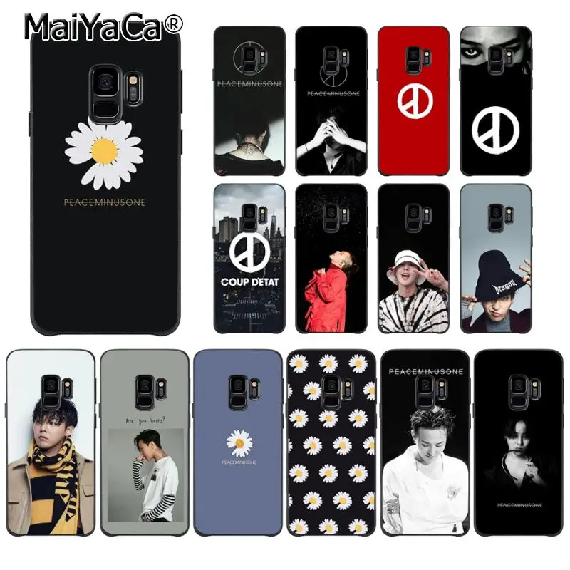 MaiYaCa G dragon GD peaceminusone высококачественный чехол для телефона Samsung S9 plus S5 S6 S6edge S6plus S7