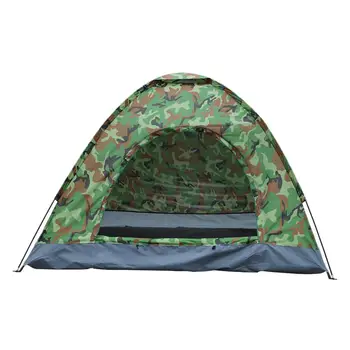 

Camouflage Camping Tent 3-4 Person Dome Tourist Tent Waterproof Portable Sleeping Napping Beach Tent With Glass Fiber Poles