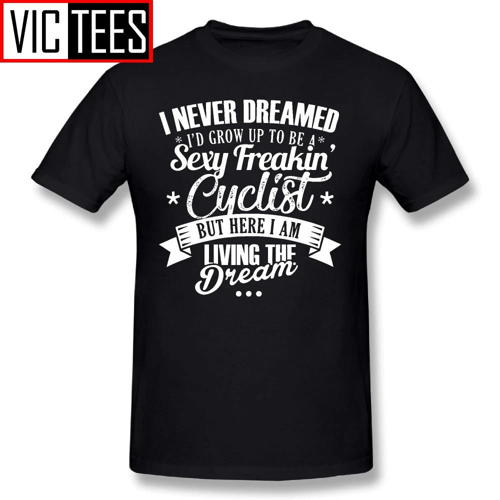 

Men's Cyclist Bicycle Riders Pride T-Shirt for Bikers Cycle Biking Vinatge Tees Summer Men 100% Cotton Crewneck T Shirt