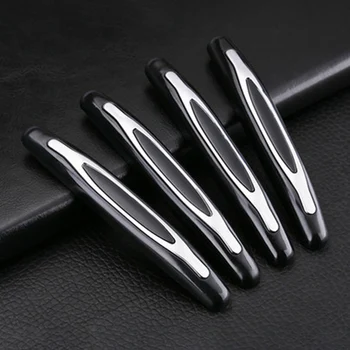 

Set Of 4x Car Door Edge Anti-Scratch Guard Protector Molding Decor Bumper Strips 3D Sticker car styling emblem