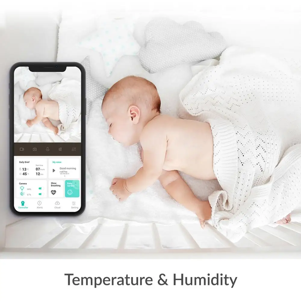 Детский монитор Kami Baby Видеоняня Камера видеонаблюдения Ночное видение Контроль