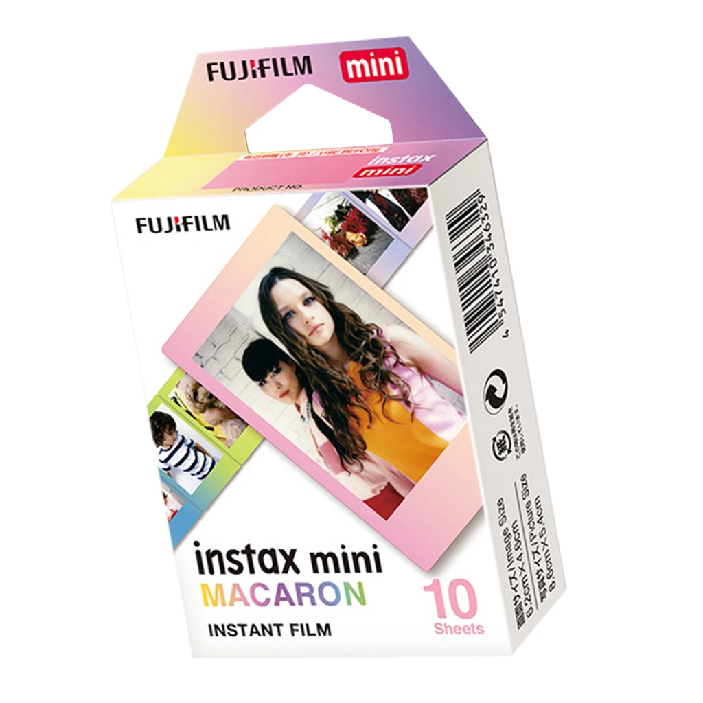 Fujifilm Instax mini 9 films for Fujifilm Instant Camera 7 8 25 50s 70 90 sp-1 sp-2 10 sheets Smartphone Photo Printer Macaron