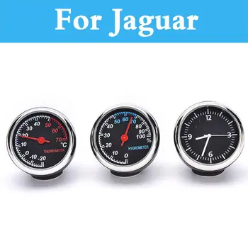 

Car Digital Thermometer Hygrometer Mechanical Round Quartz Clock For Jaguar Xe Xf Xfr Xj Xk Xjr Xkr X-Type F-Pace F-Type S-Type