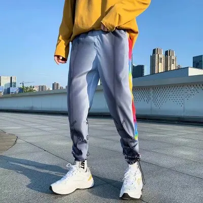 Style 7 XYPANDA мужские брюки комбинезоны тонкий раздел повседневные брюки пот брюки - Цвет: Style 7