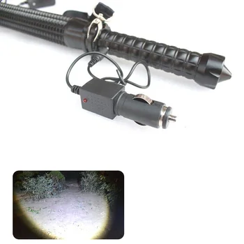 

Multifunctional Flashlight Zoomable LED Flashlight Telescopic Self Defense Tactical Stick Flash Light Torch