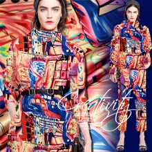 118 см цифровой струйный шелк стрейч метр атласной ткани 19 мм Мягкая атласная шелковая ткань для платья спандекс ткань оптом шелковая ткань