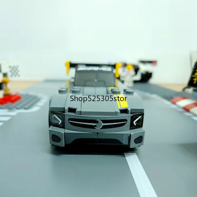 28003 супер гонщик серии AMG GT3 комплект гоночных автомобилей строительные блоки 190