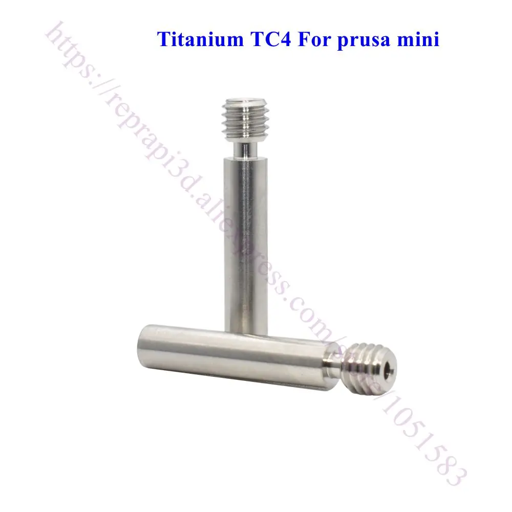 High Quality Mini Hotend Kit w/ Upgraded Titanium TC4 Heatbreak + Plated Nozzle 0.4mm for Original Prusa mini 3D Printer Hot End
