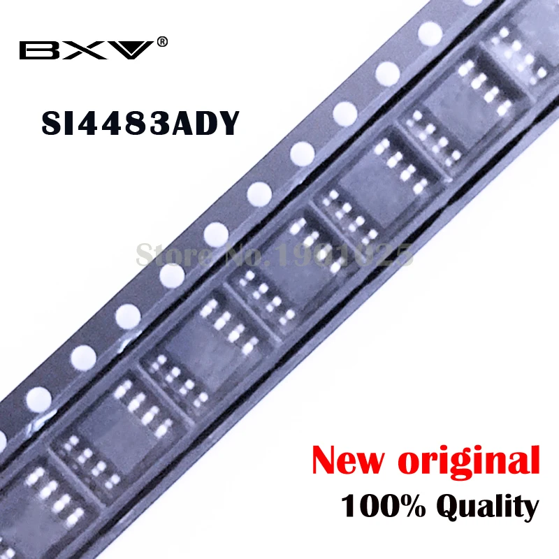 10 шт. SI4483ADY SI4483A 4483A MOSFET лапками углублением SOP-8
