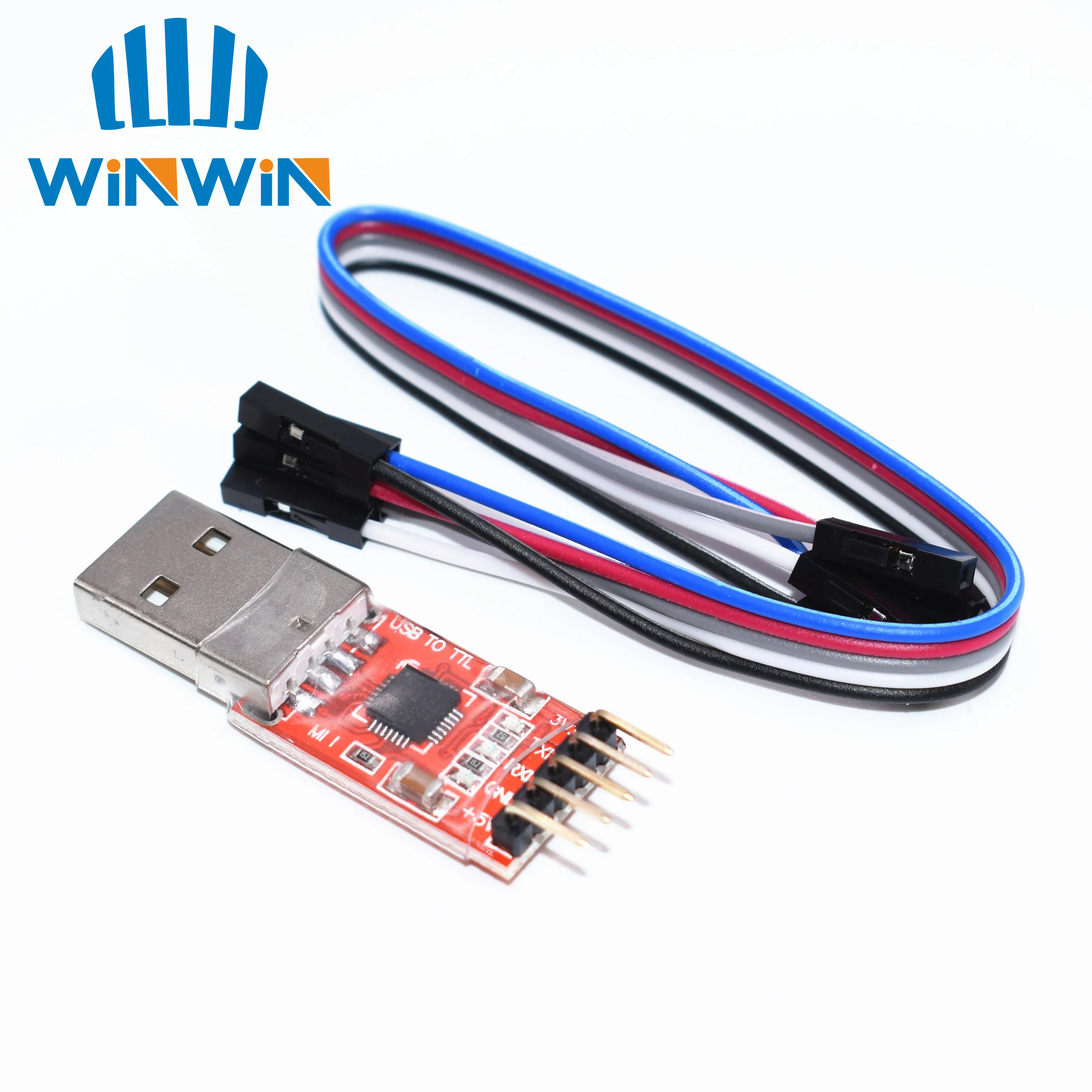 

A44 1pcs CP2102 module USB to TTL serial UART STC download cable PL2303 Super Brush line upgrade hong