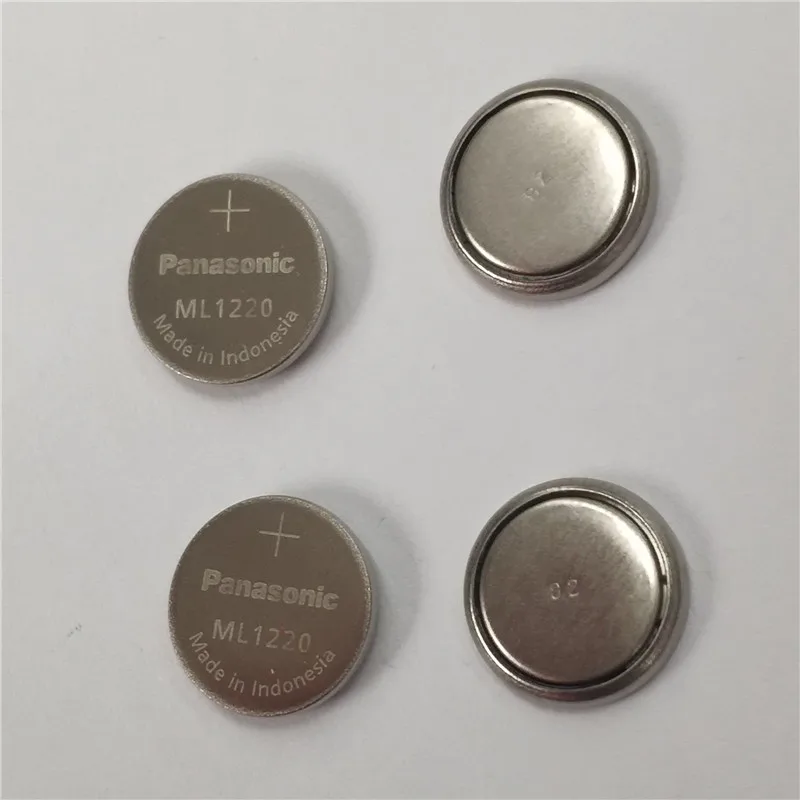 

4pcs/lot New Original Panasonic ML1220 3V ML 1220 Rechargeable CMOS RTC BIOS Back Up Cell Button Coin Battery Batteries