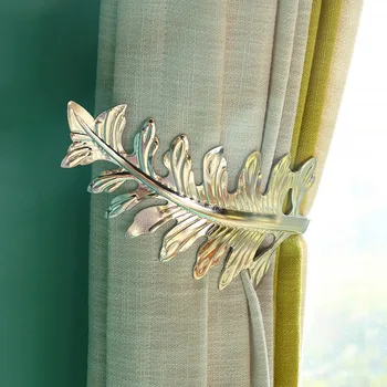 

U Type Curtain Hook Detachable Curtain Hook Household Zinc Alloy Curtain Hook Windows Hardware Curtain Accessories 2PCS