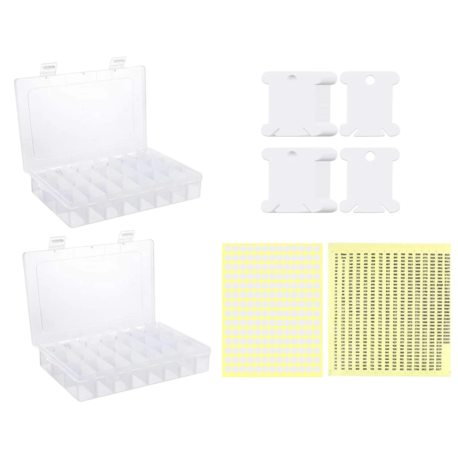 150 вышивка шпульки для ниток Ремесло Набор вышивки крестом ящик хранения с