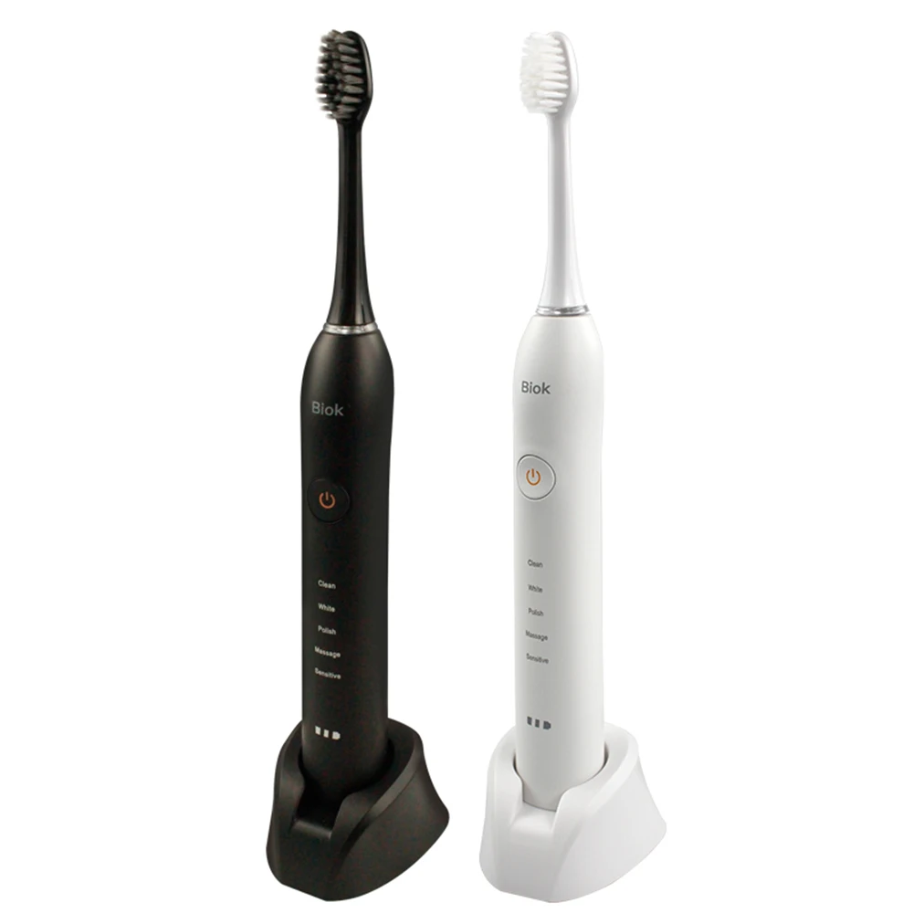 

Sonic Electric Toothbrush Upgraded Adult Waterproof Ultrasonic automatic Toothbrush USB Rechargeable Soft Bristle Deep Cleaning
