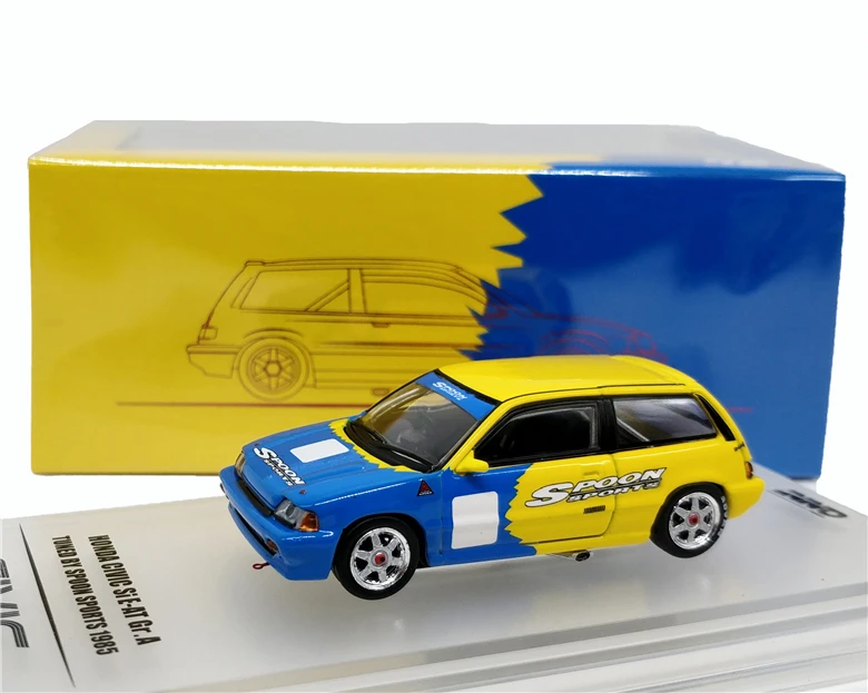 1: 64 INNO64 Honda Civic Тип-R Fit Accord Mitsubishi EVO Toyota Corolla levin гонки литой модельный автомобиль