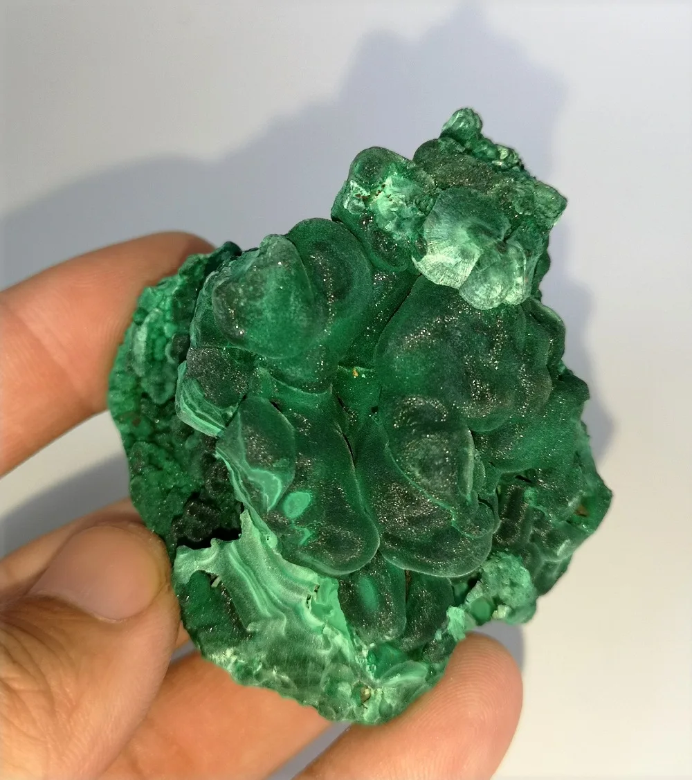 

90g Natural malachite mineral specimen green stone crystal teaching specimen collection free shipping
