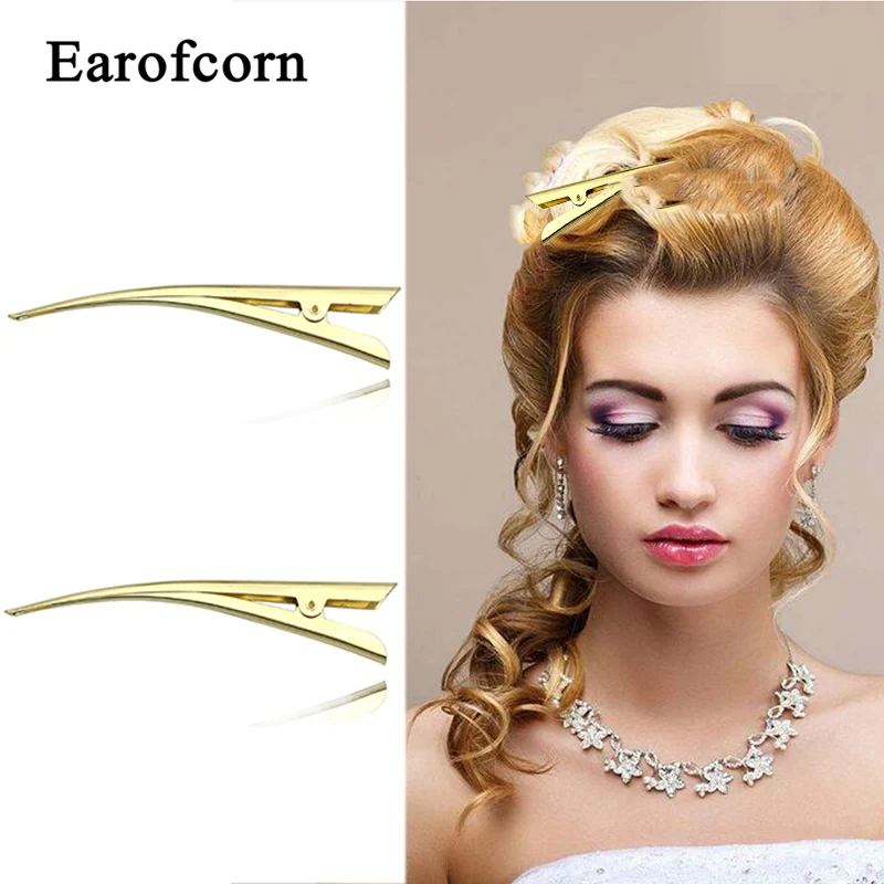 Earofcorn модные девушки яркое украшение на голову заколки для волос утка рот DIY укладки волос аксессуары для волос (2 шт.) украшения для волос
