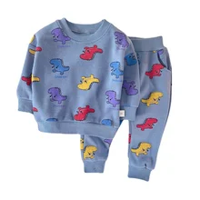 Nueva primavera infantil chándal de otoño niños ropa de dibujos animados bebé niños niñas camiseta pantalones 2 unids/set niños niño ropa Casual