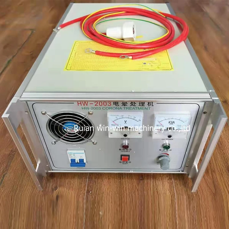 HW-2003 AC 220V 3KW Corona treatment equipment controller box for film blowing machine film width 1200mm flexo printing machine (1)