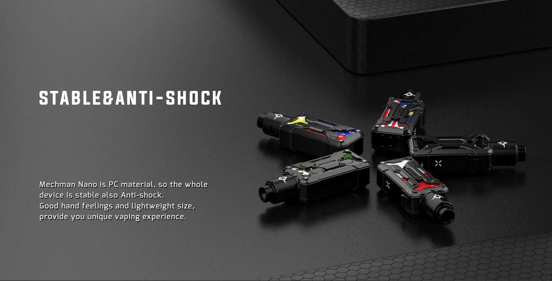 Оригинальный комплект для электронных сигарет Rincoe Mechman Nano 90 Вт набор с одной