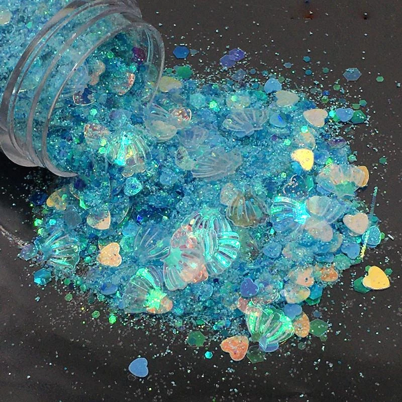 10ml/box Glitter Epoxy Resin Filling Uv Crystal Resin Filler Diy Mix