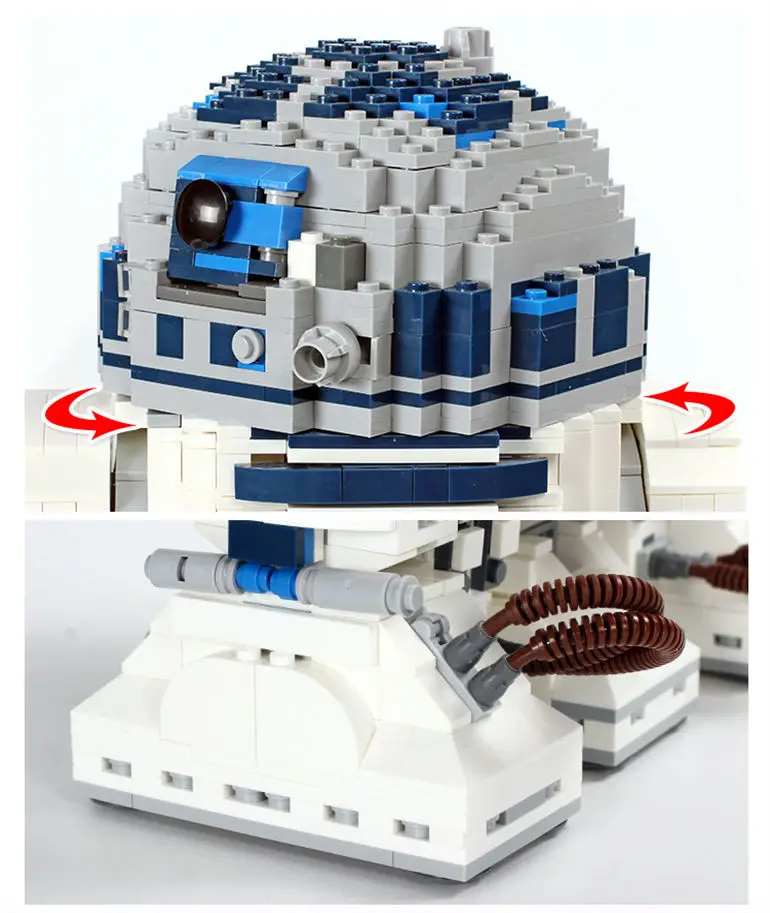 05043 серия Звездных Войн R2-D2 роботы совместимы с Iegoinglys 10225 Сборка строительные блоки игрушки Кирпичи Детские игрушки