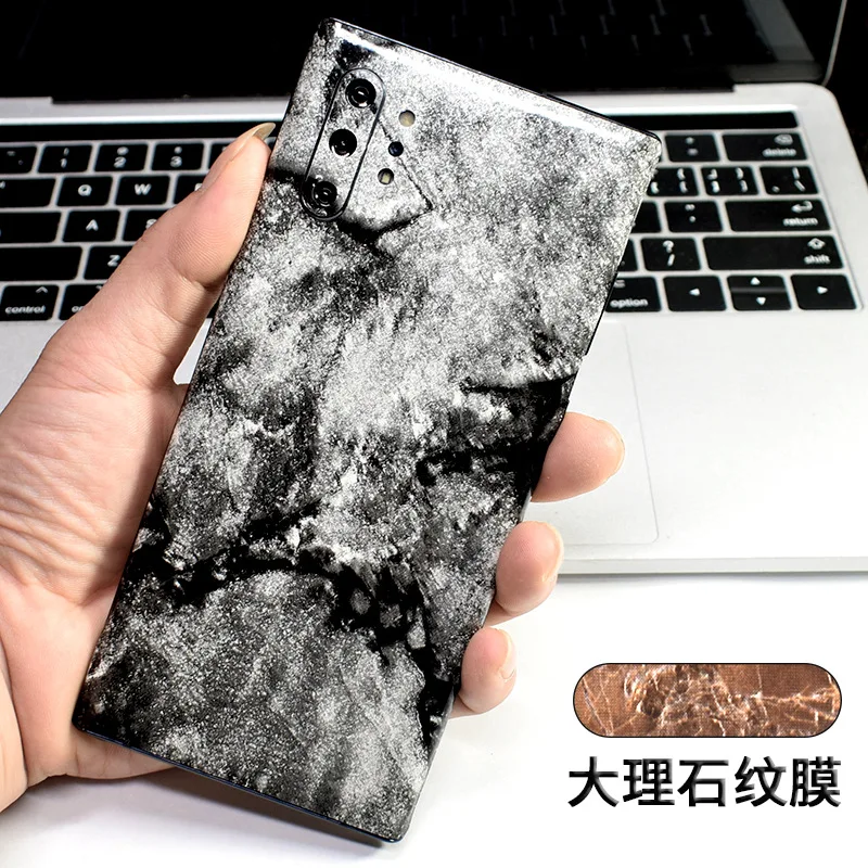 Мраморная пленка для Samsung Galaxy Note 10 Plus 8 9 кожа защитная задняя наклейка S20 Ultra S10 E S8 S9