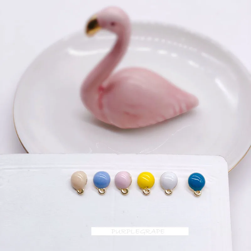 Простые разноцветные круглые серьги DIY самодельные аксессуары moraldi для серий