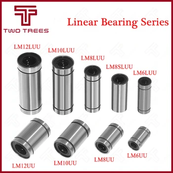 

3d Printer Part Linear Bearings LM6LUU/LM8LUU/LM10LUU/LM6UU/LM8UU Bush Bushing Aluminum Linear Bushing CNC Linear Shaft Ball