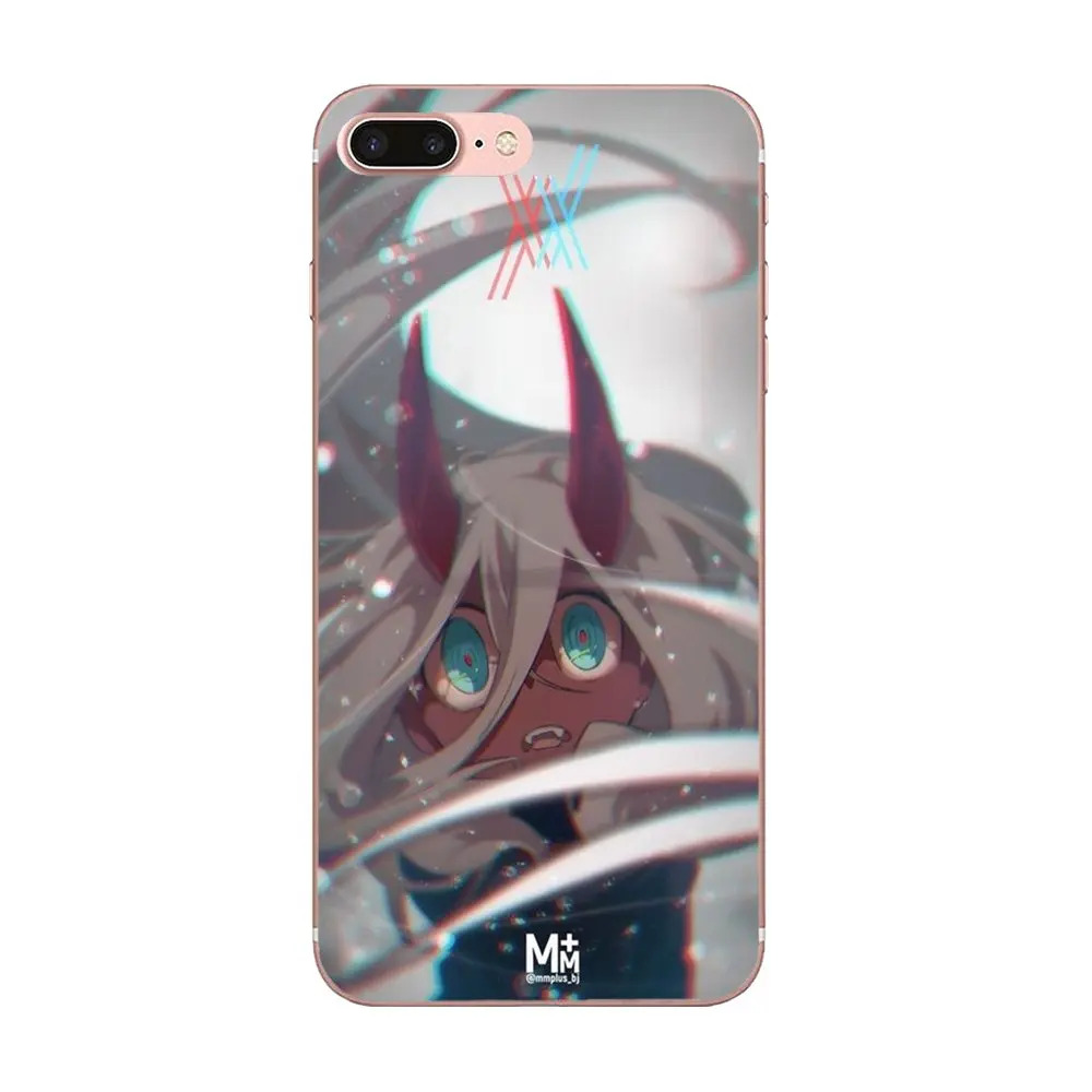 Чехол из полиуретана с принтом Darling In The Franxx Zero Two в продаже Cool для Apple iPhone 4 4s 5 5C 5S SE 6