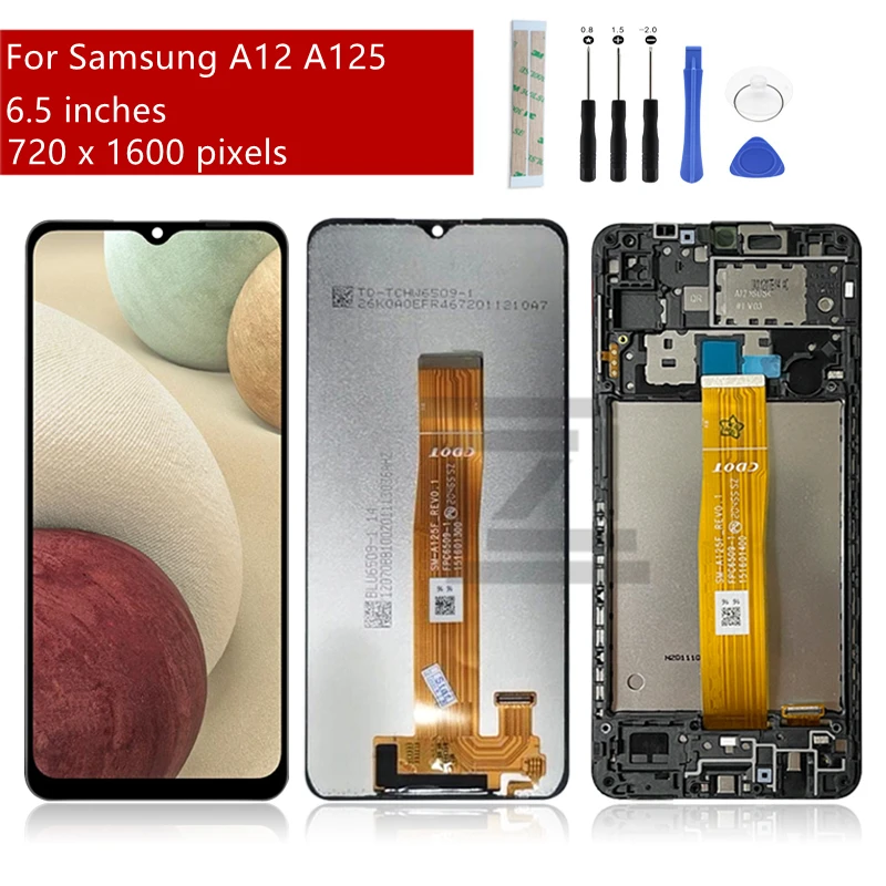 For Samsung Galaxy A12 Display Lcd 