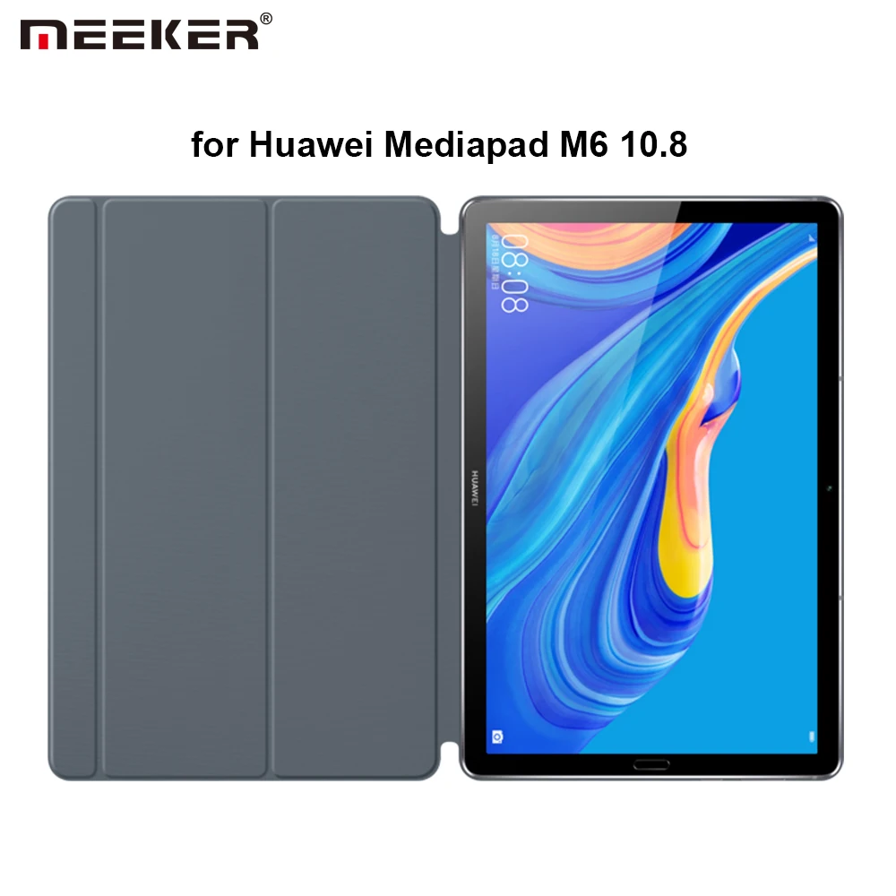 Pаспродажа Оригинальный чехол для планшета Meeker для huawei Mediapad M6 10,8 дюймов Смарт Магнитная подставка чехол для huawei M6 защитный чехол