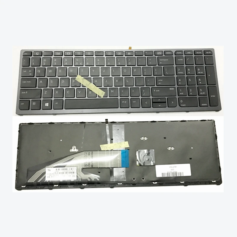 opschorten meten Hoelahoep Engels Nieuwe Toetsenbord Voor Hp Zbook 15 G3 17 G3 Us Laptop Toetsenbord  Met Achtergrondverlichting Met Frame|keyboard for hp|laptop keyboardhp  zbook 15 keyboard - AliExpress