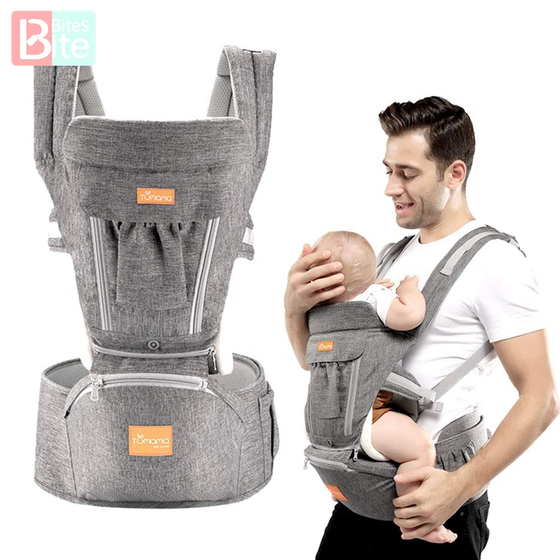 

Ergonomic Baby Carrier Infant Kid Baby Hipseat Sling Front Facing Kangaroo Baby Wrap Carrier for Baby Travel 0-36 Months